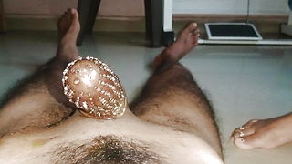Bhabhi Ki Chut Me Dotted Condom Lgake Choda