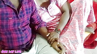 Tamil Wife Cheats On Her Husband And Has Sex With Her Ex-boyfriend And Suddenly Her Husband Comes