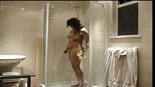 Indian girlfriend in the shower