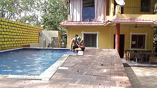 College Girl And Her Boyfriend Made A Loving And Fucking Session In Swimming Pool And Its Bathroom, Full Hindi Audio