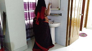 Tamil Hot Aunty Stand In Front Of Mirror Amp; Hair Mixed Then A Stud Pokes Her On Valentine039;s Day - 2023 Happy Valentine