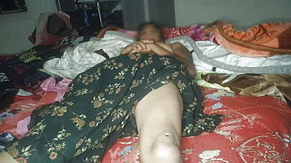 Indian Sister In Law Share A Bed With Me Alon At Home , In Hindi