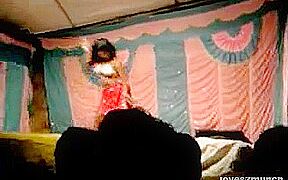Desi Bhabhi Dances Nude On Stage In Public