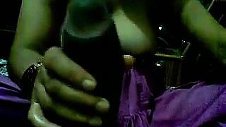Indian Housewife Giving A Handjob POV