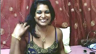 An Indian breasty cam model